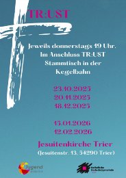 Plakat Hochschulgottesdienste
